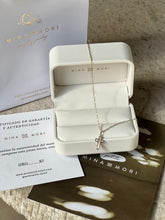 Cargar imagen en el visor de la galería, CADENA CON CRUZ MADRE PERLA CHICA