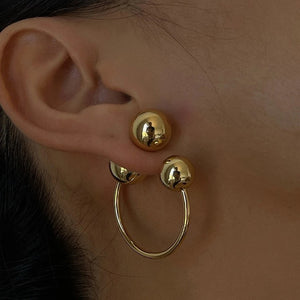 AGATHA GOLD HOOPS