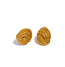 Cargar imagen en el visor de la galería, OVAL NUG EARRINGS
