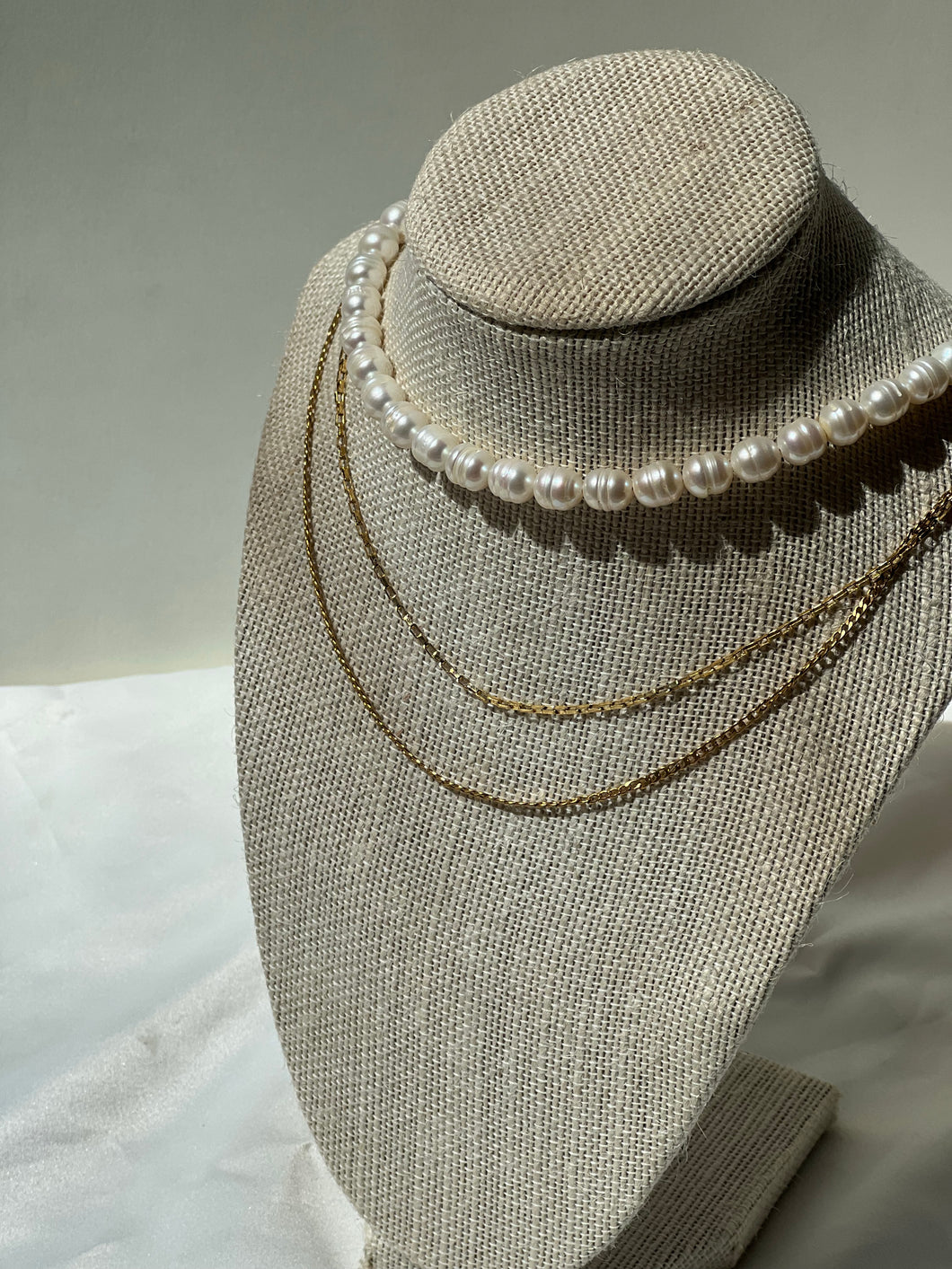 CHUNK PEARL NECKLACE