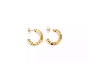 SMALL WIDE HOOPS I