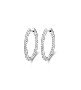 SWAROVSKI MEDIUM HOOPS