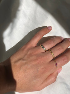 ANILLO ORO CON RUBI MARQUESA Minamorishop